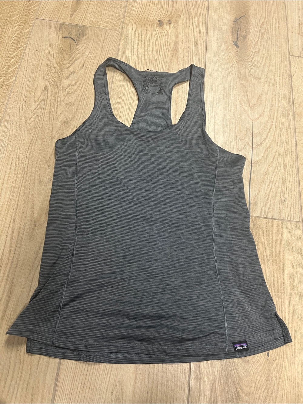 Patagonia Women's Charcoal Racerback Performance Tank